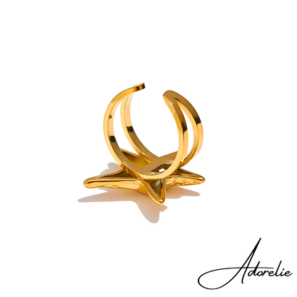 Adorelie™ Goldener Sternfisch Ring