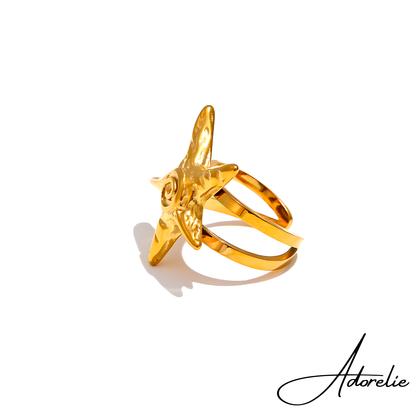 Adorelie™ Goldener Sternfisch Ring