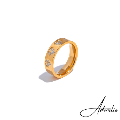 Adorelie™ Herzen der Diamanten Ring