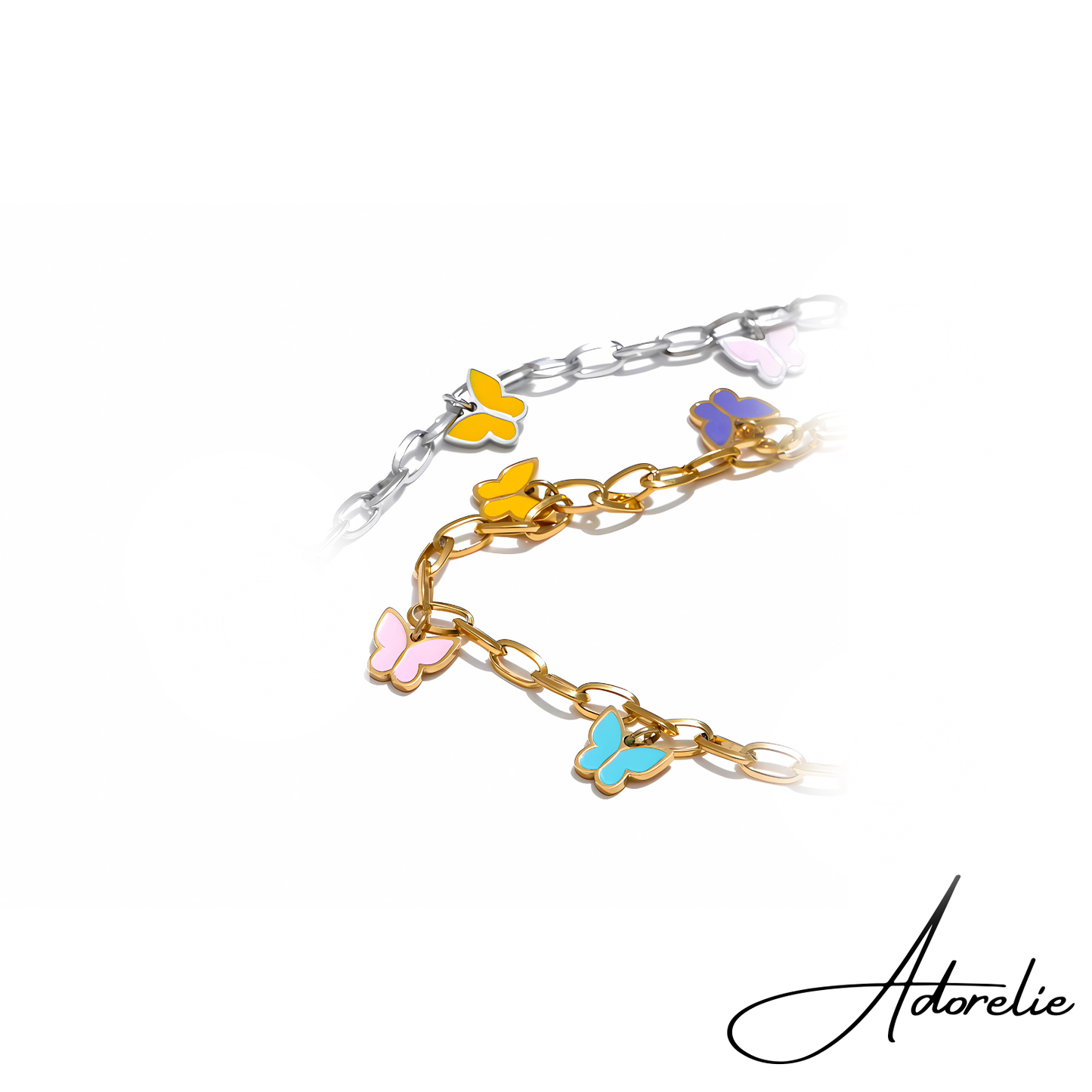 Adorelie™ Schmetterlinge der Freundschaft Armband