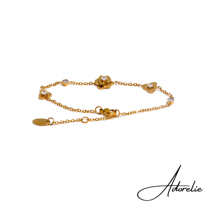 Adorelie™ Blume der Ehrlichkeit Armband