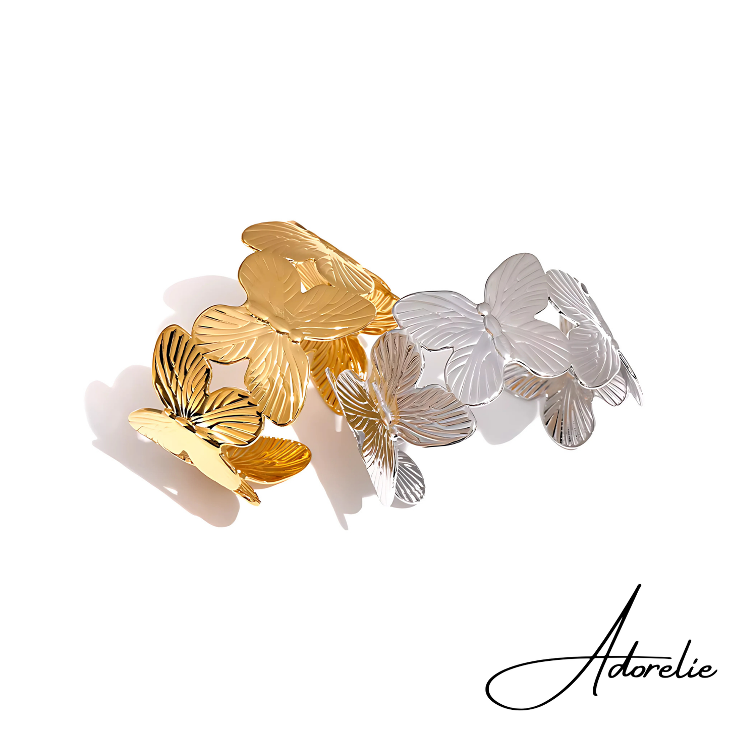 Adorelie™ Offenes Schmetterling Armband