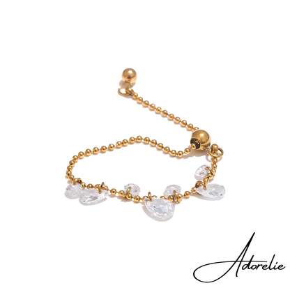 Adorelie™ Pear-Diamanten der Ruhe Ring